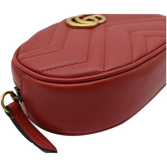 Gucci  GG Marmont Matelasse Leather Belt Bag Red 476434 main image 6